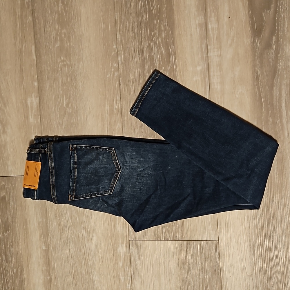 🌈Frank and Oak Debbie Skinny Jeans in Medium/Dark Wash - Picture 11 of 16